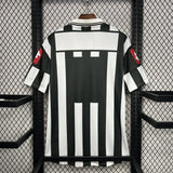 Camisa Juventus I 2001/2002 Retrô Preta e Branca Masculina Lotto