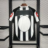Camisa Juventus I 2002/2003 Retrô Preta e Branca Masculina Lotto