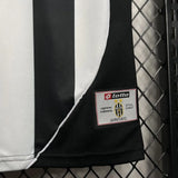 Camisa Juventus I 2002/2003 Retrô Preta e Branca Masculina Lotto