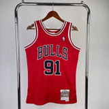Regata Chicago Bulls Mitchell & Ness Retrô 1997/1998 Vermelha Mitchell & Ness