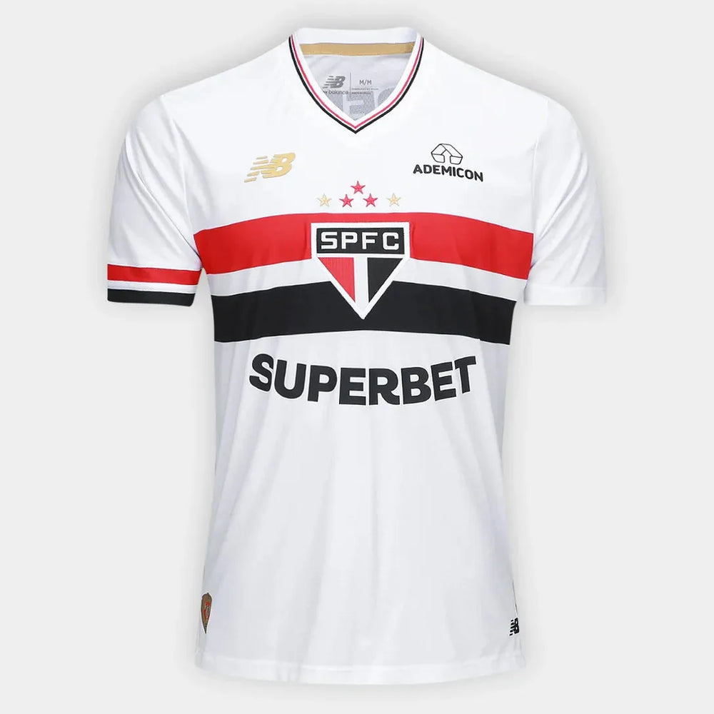 Camisa São Paulo I 25/26 Branca Masculina New Balance