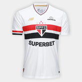 Camisa São Paulo I 25/26 Branca Masculina New Balance