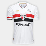Camisa São Paulo I 25/26 Branca Masculina New Balance