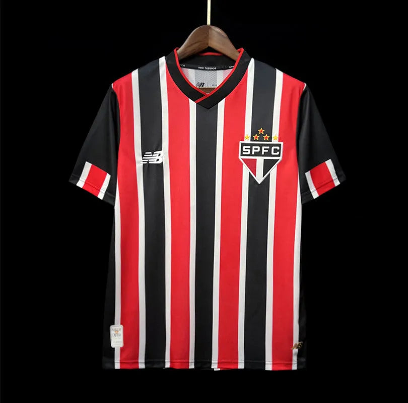 Camisa São Paulo II 24/25 Vermelha e Branca Masculina New Balance