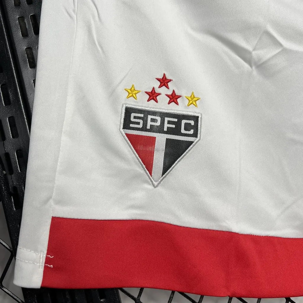Short São Paulo I 24/25 Branco Masculino New Balance