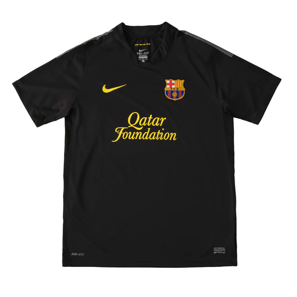 Camisa Barcelona II 2011/2012 Retrô Preta Nike