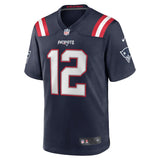 Camisa NFL New England Patriots Tom Brady #12 Retired Azul - DS Sports - Artigos Esportivos