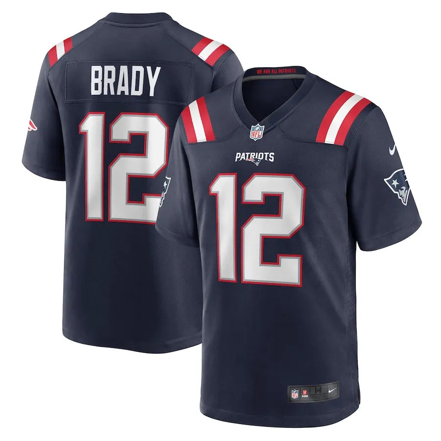 Camisa NFL New England Patriots Tom Brady #12 Retired Azul - DS Sports - Artigos Esportivos