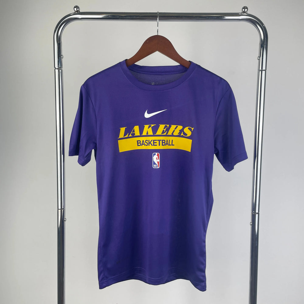 Camisa NBA Dry Fit Los Angeles Lakers Roxa Nike