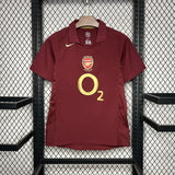 Camisa Arsenal I 2005/2006 Retrô Grená Nike