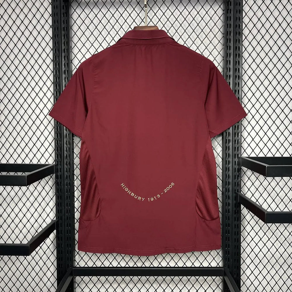 Camisa Arsenal I 2005/2006 Retrô Grená Nike