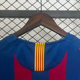 Camisa Barcelona I 2005-2006 Retrô Vermelha/Azul Nike