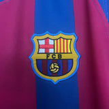 Camisa Barcelona I 2005-2006 Retrô Vermelha/Azul Nike