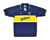 Camisa Boca Juniors I 1996/1997 Retrô Azul Masculina Nike