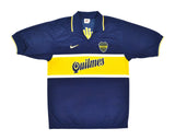Camisa Boca Juniors I 1996/1997 Retrô Azul Masculina Nike