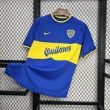 Camisa Boca Juniors I 2000/2001 Retrô Azul Masculina Nike