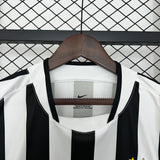 Camisa Juventus I 2003-2004 Retrô Preta e Branca Masculina Nike