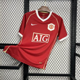 Camisa Manchester United I 2006/2007 Retrô Vermelha Masculina Nike