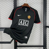 Camisa Manchester United III 2007/2008 Retrô Preta Masculina Nike