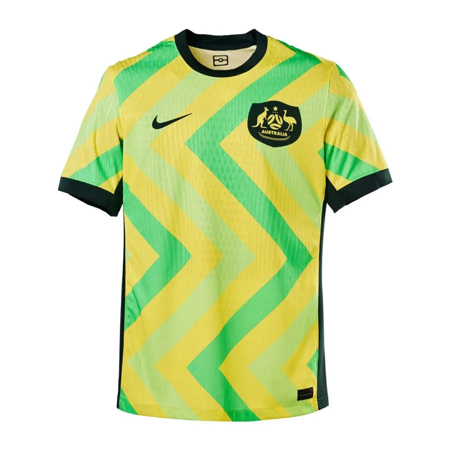 Camisa Seleção Austrália I 25/26 Amarela e Verde Masculina Nike