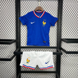 Conjunto Infantil Seleção França I 24/25 Azul Nike