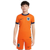 Conjunto Infantil Seleção Holanda I 24/25 Laranja Nike