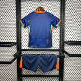 Conjunto Infantil Seleção Holanda II 24/25 Azul Nike