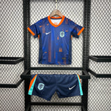 Conjunto Infantil Seleção Holanda II 24/25 Azul Nike
