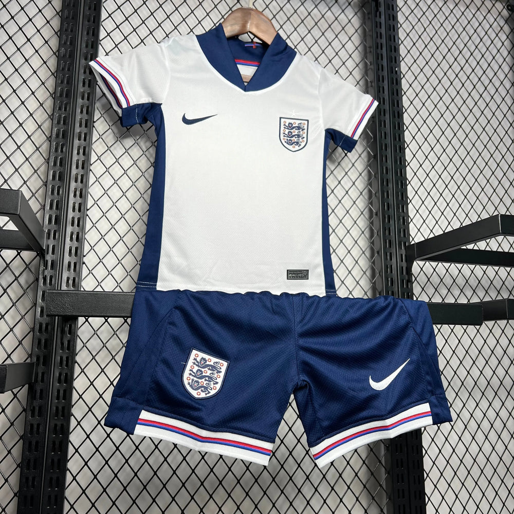 Conjunto Infantil Seleção Inglaterra I 24/25 Branco Nike