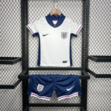 Conjunto Infantil Seleção Inglaterra I 24/25 Branco Nike