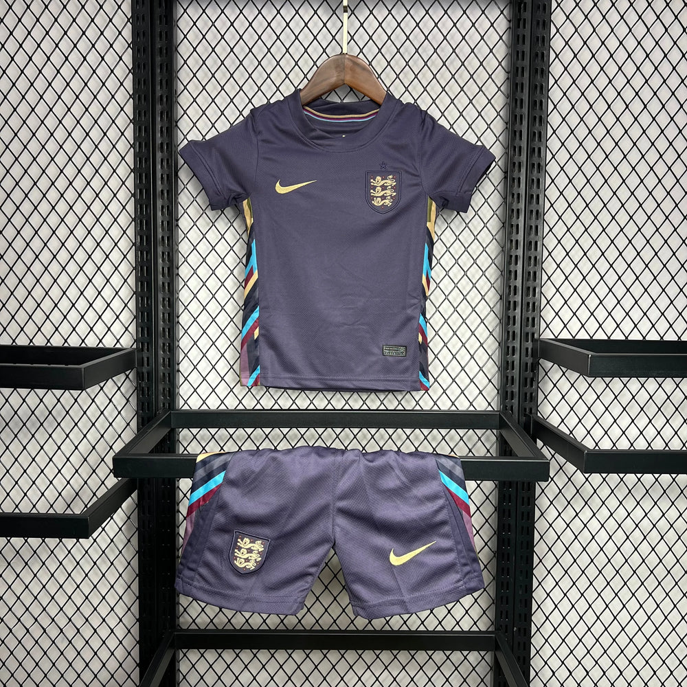 Conjunto Infantil Seleção Inglaterra II 24/25 Roxo Nike
