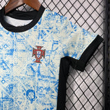 Conjunto Infantil Seleção Portugal II 24/25 Azul e Branca Nike