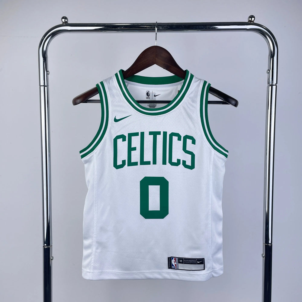 Regata Infantil Boston Celtics Swingman Association Edition Branca Nike