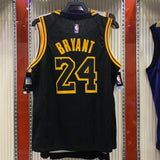 Regata Los Angeles Lakers Edição Black Mamba Preta Kobe Bryant #24