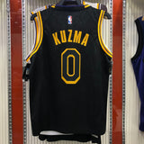 Regata Los Angeles Lakers Edição Black Mamba Preta Kyle Kuzma #0 Não Personalizar