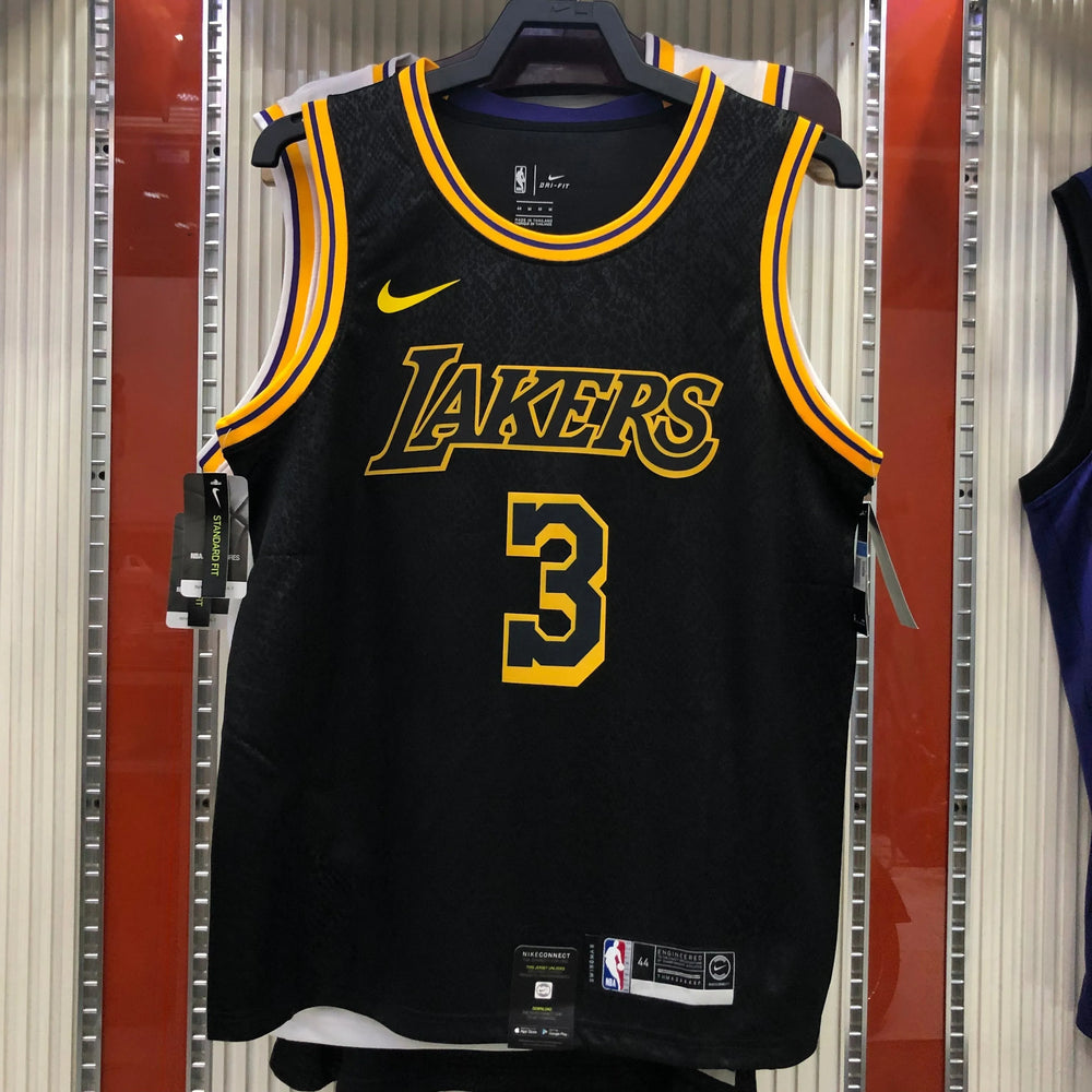Regata Los Angeles Lakers Edição Black Mamba Preta Nike