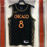 Regata Chicago Bulls Swingman City Edition 2020/2021 Preta Nike