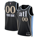 Regata Atlanta Hawks Swingman City Edition 23/24 Preta Masculina Nike
