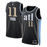 Regata Atlanta Hawks Swingman City Edition 23/24 Preta Masculina Nike
