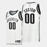 Regata Brooklyn Nets Swingman Association Edition 23/24 Branca Masculina Nike