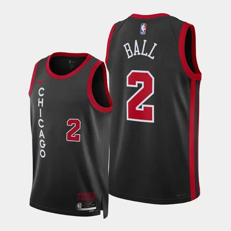 Regata Chicago Bulls Swingman City Edition 23/24 Preta Masculina Nike