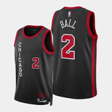 Regata Chicago Bulls Swingman City Edition 23/24 Preta Masculina Nike