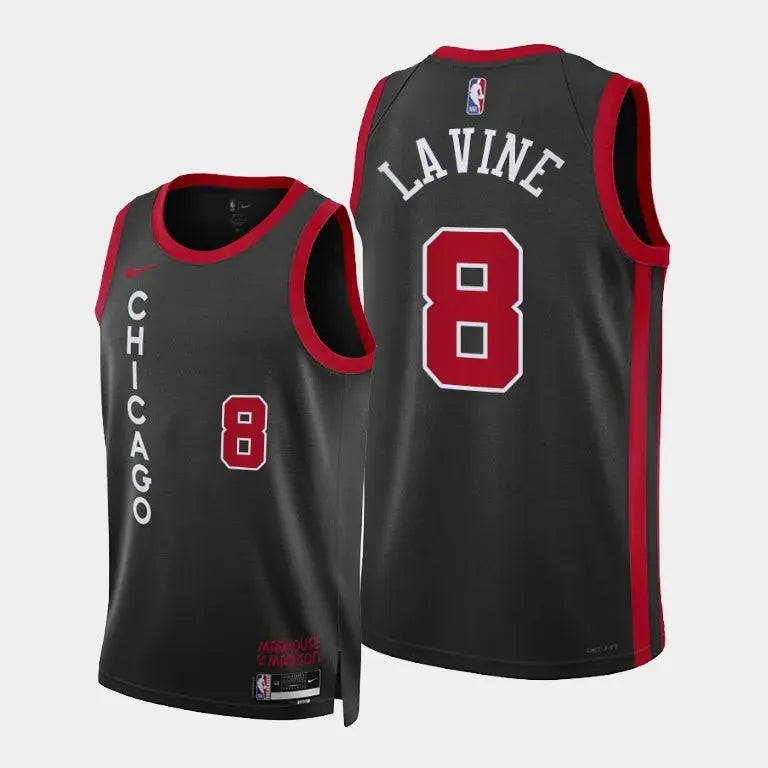 Regata Chicago Bulls Swingman City Edition 23/24 Preta Masculina Nike