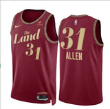 Regata Cleveland Cavaliers Swingman City Edition 23/24 Vermelha Masculina Nike