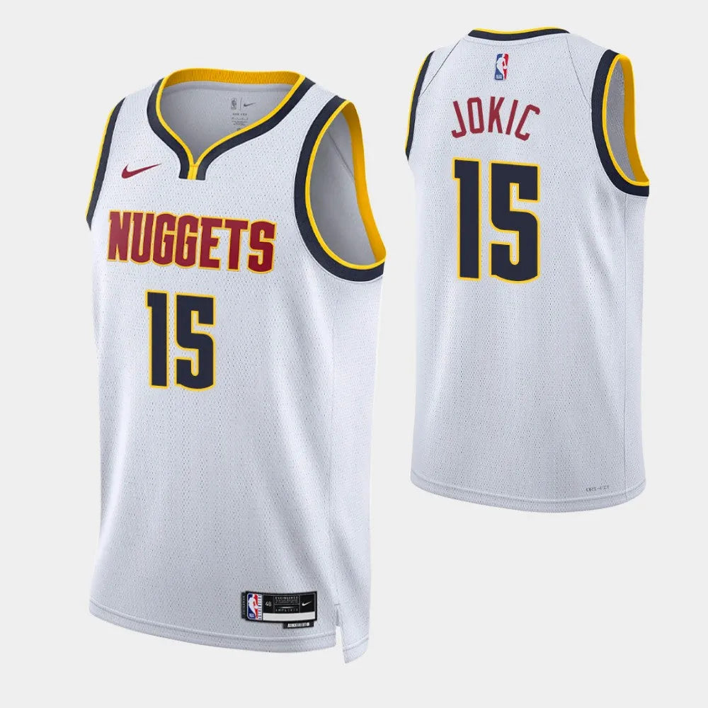 Regata Denver Nuggets Swingman Association Edition 22/23 Branca Masculina Nike