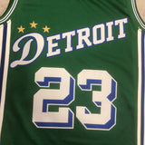 Regata Detroit Pistons Swingman City Edition 22/23 Verde Masculina Nike