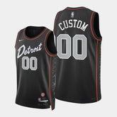 Regata Detroit Pistons Swingman City Edition 23/24 Preta Masculina Nike