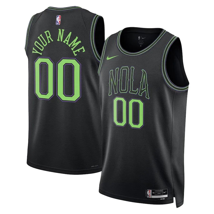 Regata New Orleans Pelicans Swingman City Edition 23/24 Preta Nike