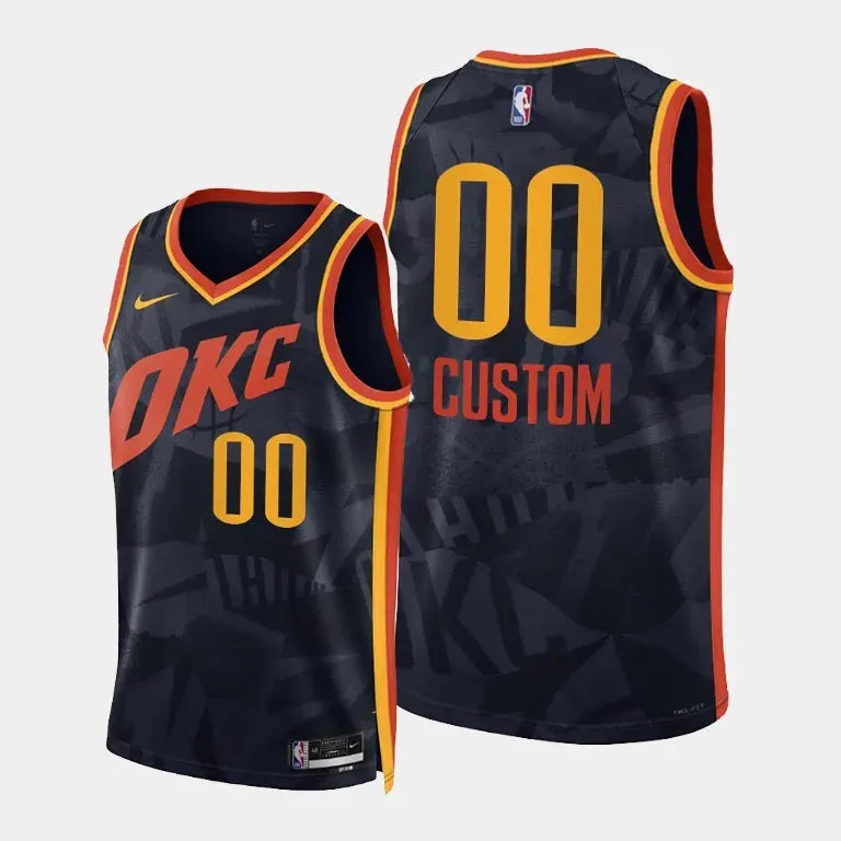 Regata Oklahoma City Thunder Swingman City Edition 23/24 Azul Masculina Nike