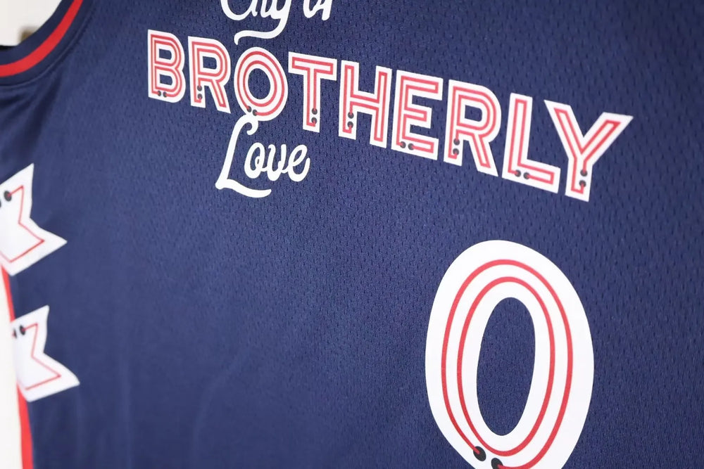 Regata Philadelphia 76ers Swingman City Edition 23/24 Azul Masculina Nike